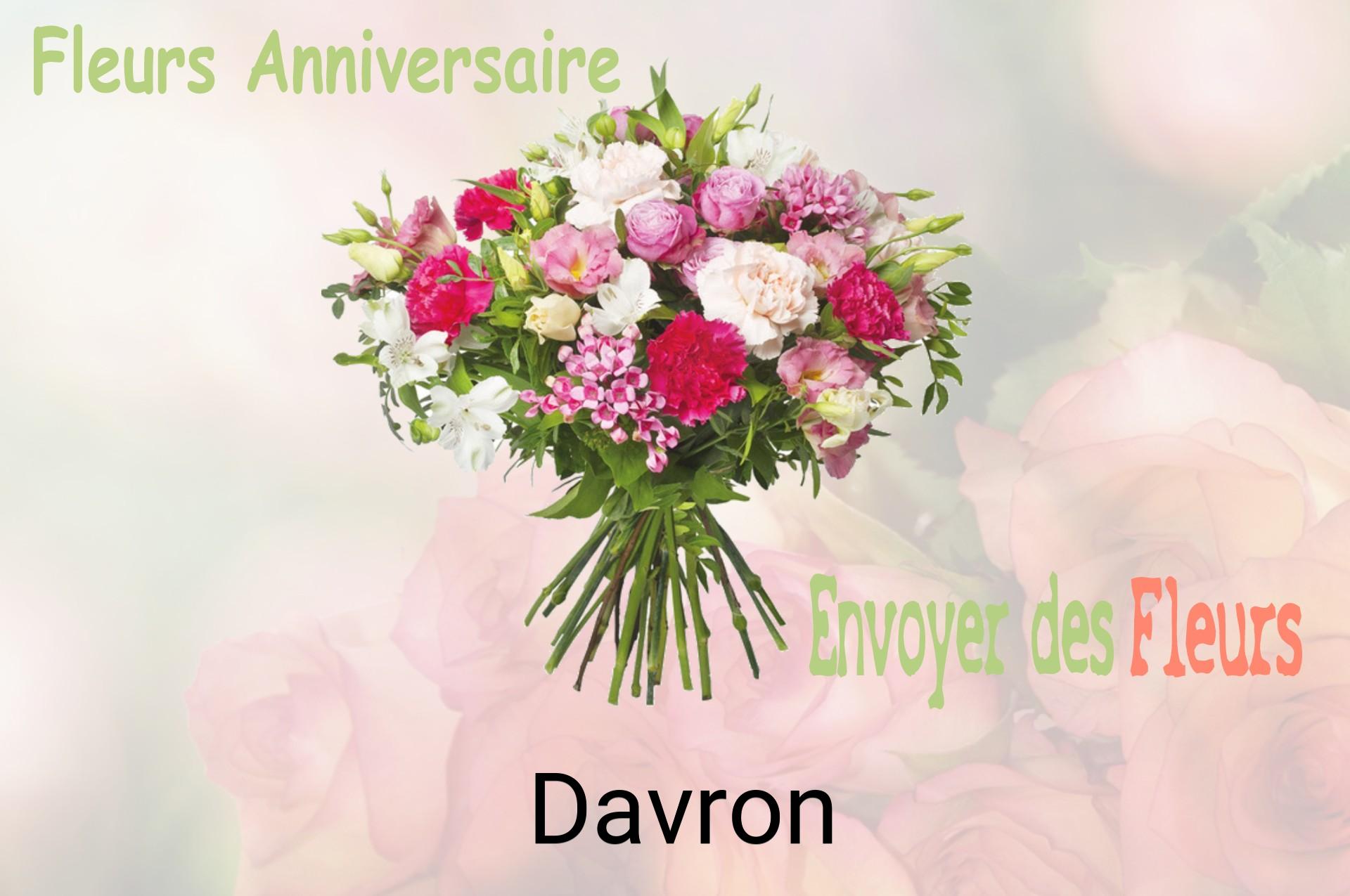 Bouquet de fleurs d’anniversaire livré à Davron